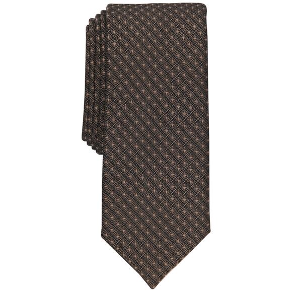Alfani Alfa tech Men's  Desmet Orien Slim Tie Taupe  NWT - Picture 1 of 1